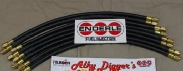 Hoses - Set of Hoses for Blown Big Block Chevy w Distribution Block is on the FRONT of the Engine